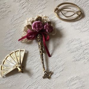 TussyMussy, Knot, Fan Broaches